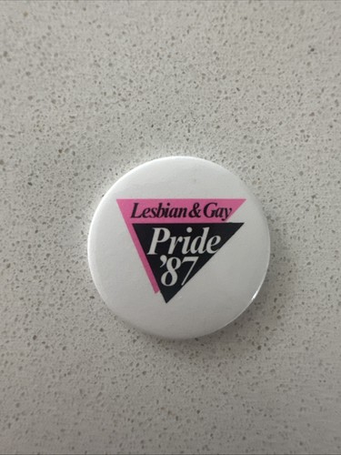 Gay pride 1987 original badge - gay,