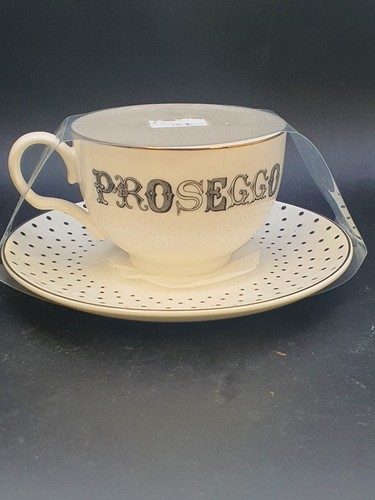 Prosecco teacup saucer fine - teacup,