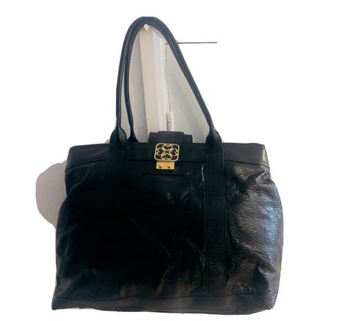 Bennett black leather tote - bennett,