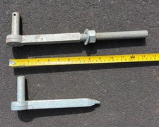 GATE POST HOOK SET Galvanised