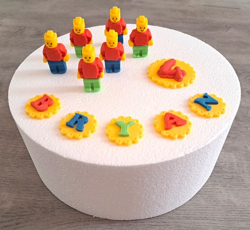 Lego personalised edible - lego,