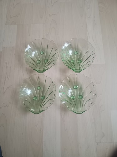 Art deco bowlsglass - deco, green