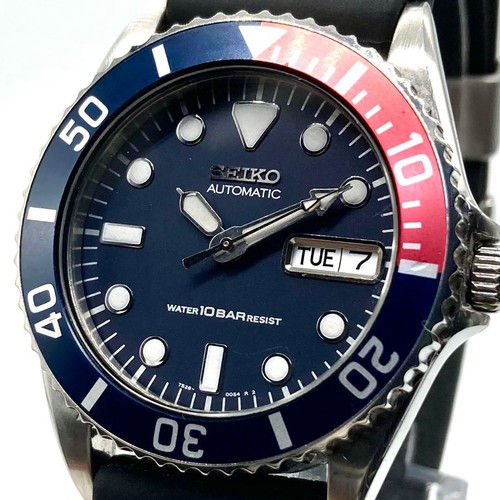 Seiko 7s26 0050 automatic blue - seiko,