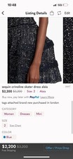 Alaia skater sparkly dress 