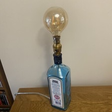 Upcycled Bombay Saphire blue