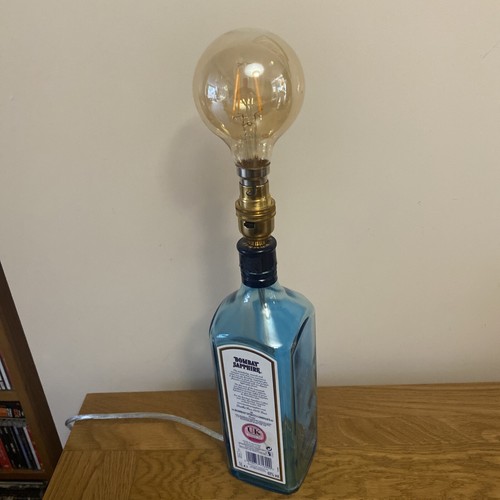 Upcycled bombay saphire - bombay, blue
