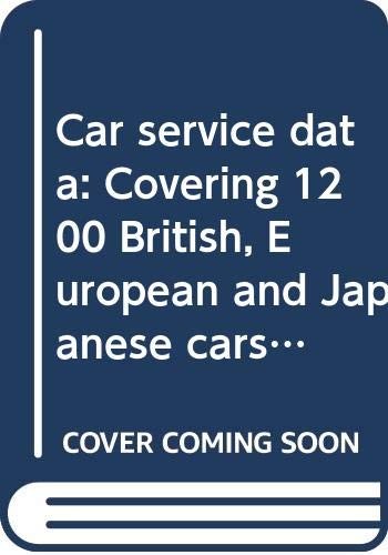 Car service data covering - car, data: