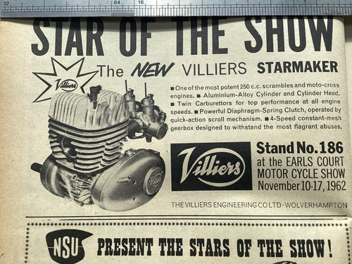Villiers starmaker engine - villiers,