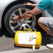 Precise Pressure Monitoring with Gauge in Portable Air Tank Accessories Kit