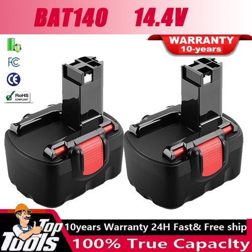 For bosch bat140 4v - 2x, 14.4v