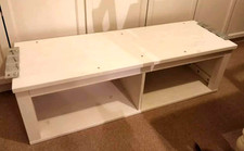 IKEA Hemnes Bridging Unit / Shelf – White – 110cm – With Fitted Brackets