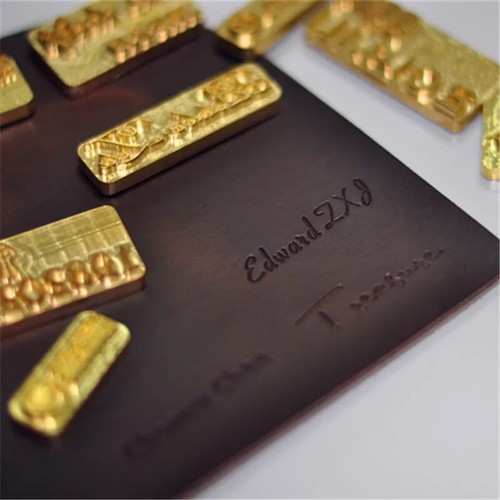 Custom logo stamp brass - custom,