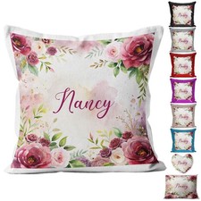 Personalised Cushion Floral