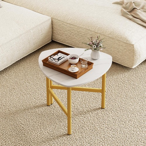 Triangular coffee table - coffee,