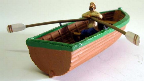 Rowing boat figure oars - rowing,