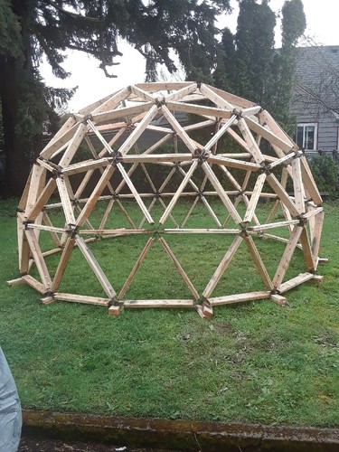 Geodesic dome build many - geodesic,