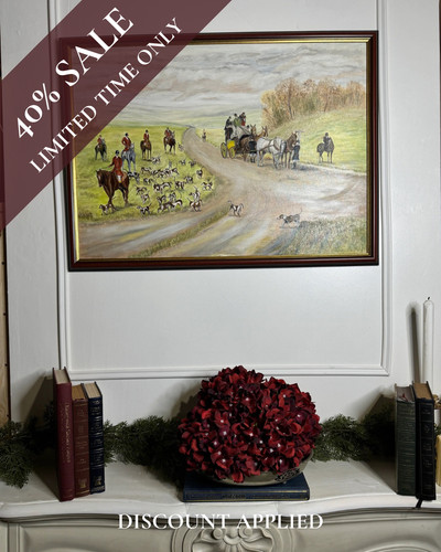 Large oil painting - painting, n.g