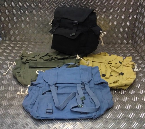 Canvas web rucksack back pack - canvas,