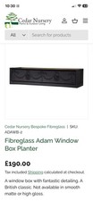 Fibreglass Adam Window Box