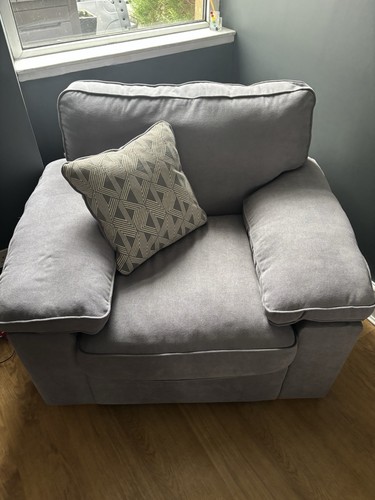 Grey cuddle chair - , with