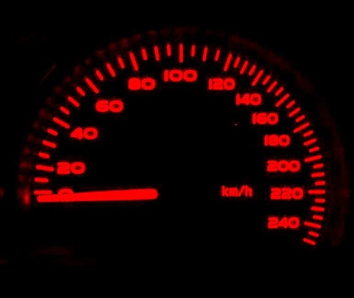Red led dash speedo - dash, kit