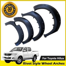 For Toyota Hilux MK7 2005-2014 6pcs Wheel Arches Fender Flares Body Kit Styling
