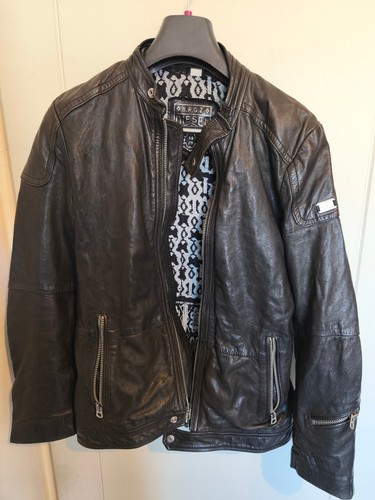 Diesel leather jacket - leather, men's