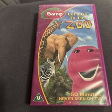 BARNEY LETS GO TO THE ZOO VHS