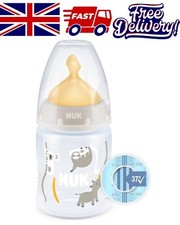 NUK First Choice+ Baby Bottle | 0-6 Months | Temperature Control | anti Colic 