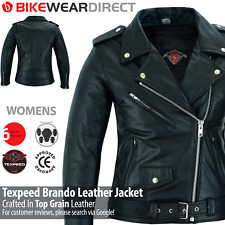 Womens Leather Brando Biker