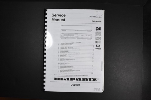 Marantz dv2100 dvd - marantz, player