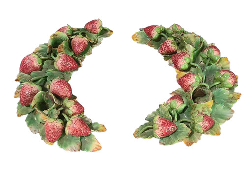 Vintage pair italian majolica - vintage,