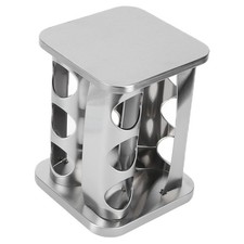 (J12336[12] Stainless Steel Original Color)BROLEO Revolving Spice Rack