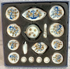 Dollshouse Crockery Set in original packaging - Serving bowls, plates, cups etc