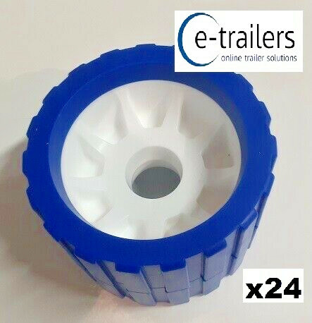Boat trailer blue white - trailer,