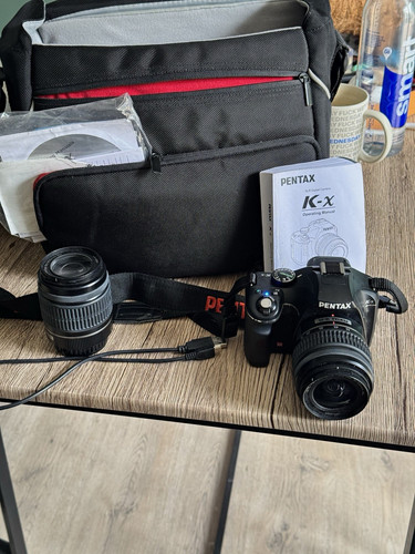 Pentax 12mp black - pentax, w/