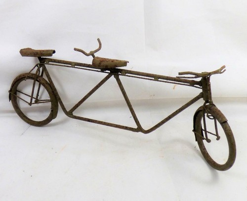 Vintage tandem bike scratch - vintage,