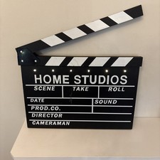 Movie Film Clapper Board Wooden Robust Film Clapboard Light Up 40cm
