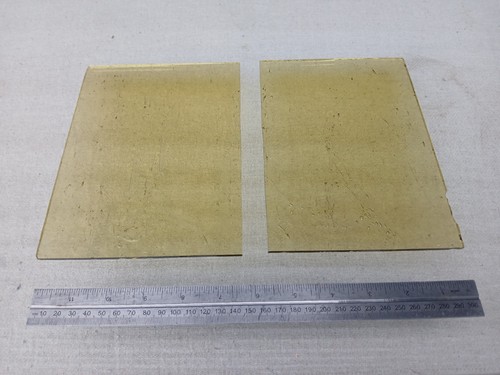 Stained glass offcuts pale - glass, offcuts.