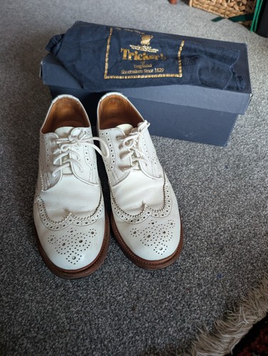 Trickers ladies derby white - trickers,