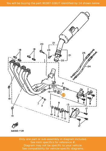 Yamaha exup exhaust collar - yamaha,