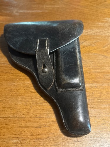 German black leather holster - german,