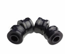 4x 13mm Motorcycle Black