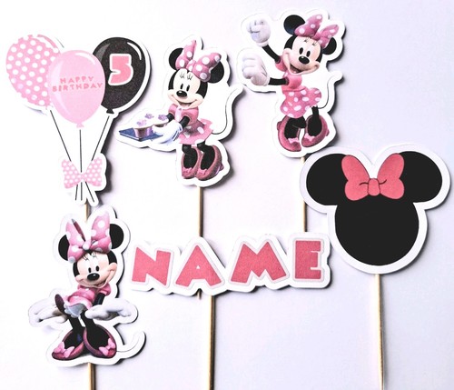 Minnie mouse cupcake topper - minnie,