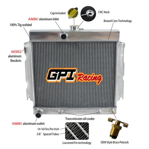 Aluminum radiator for - aluminum,