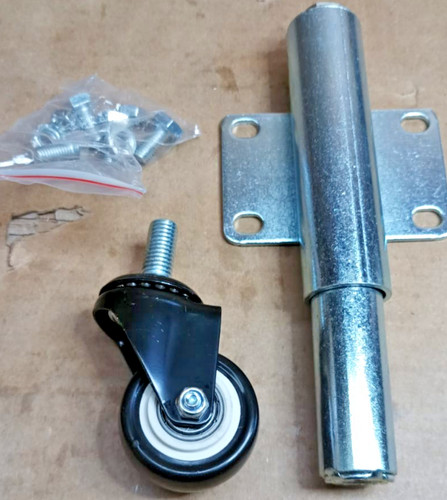 Gate wheel 110lb loaded - loaded, 2"