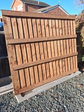 6 X 5 Foot Fence Panel,  8' Concrete Post And 12 Inch Concrete Gravel Board
