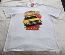 Holden Mens HK GTS Monaro White Printed Short Sleeve T Shirt Size 5XL New