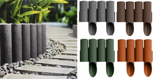 Garden edging palisade - edging, border