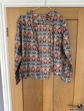 Liberty Bohemia Ladies Long Sleeve Top, Decorative Gold Studs Crystal Buttons